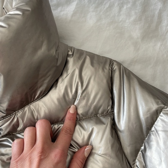 SOLD NWT SAM. Isabel gunmetal down jacket size M - Picture 12 of 12